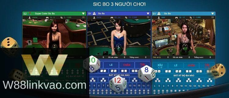 sic bo 3 người chơi