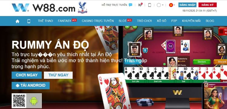 Rummy Ấn Độ W88