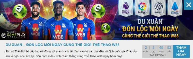 khuyến mãi đầu năm W88