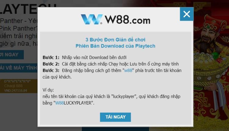 phiên bản di động w88